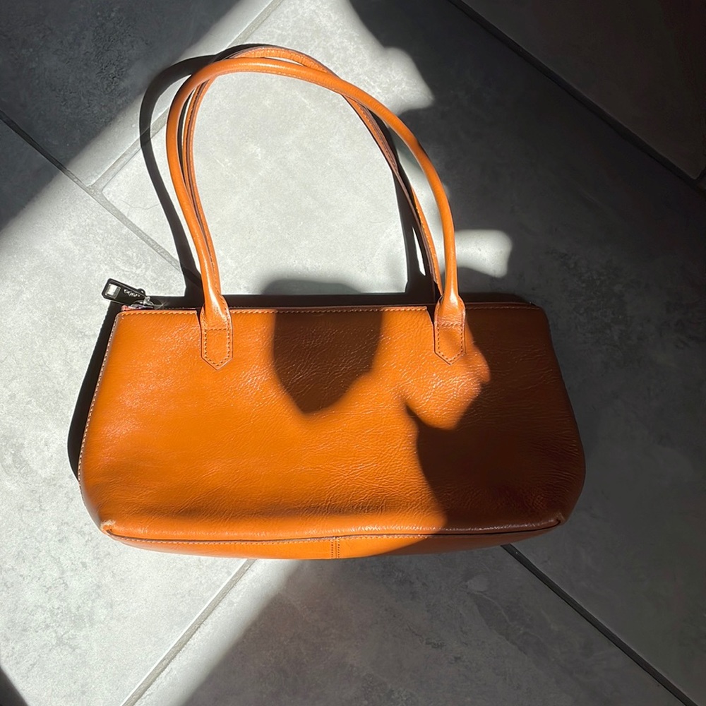Vintage hobo leather mini bag